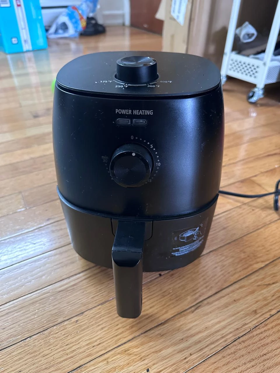 Black Power Heating Air Fryer