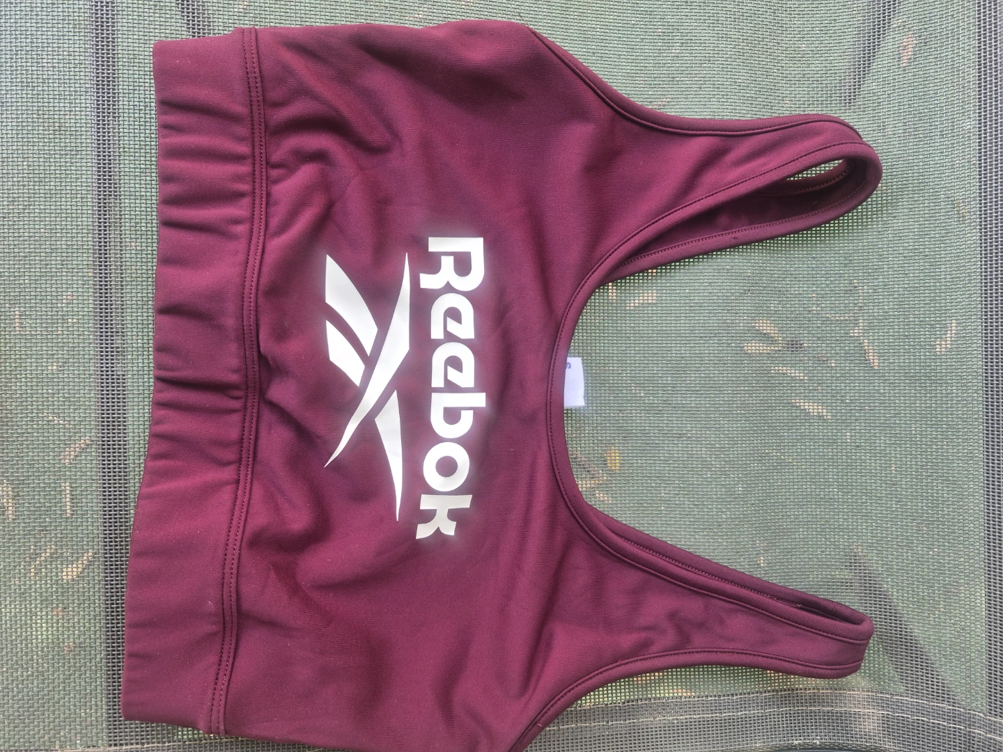 Reebok Sports Bra Burgundy - photo 4