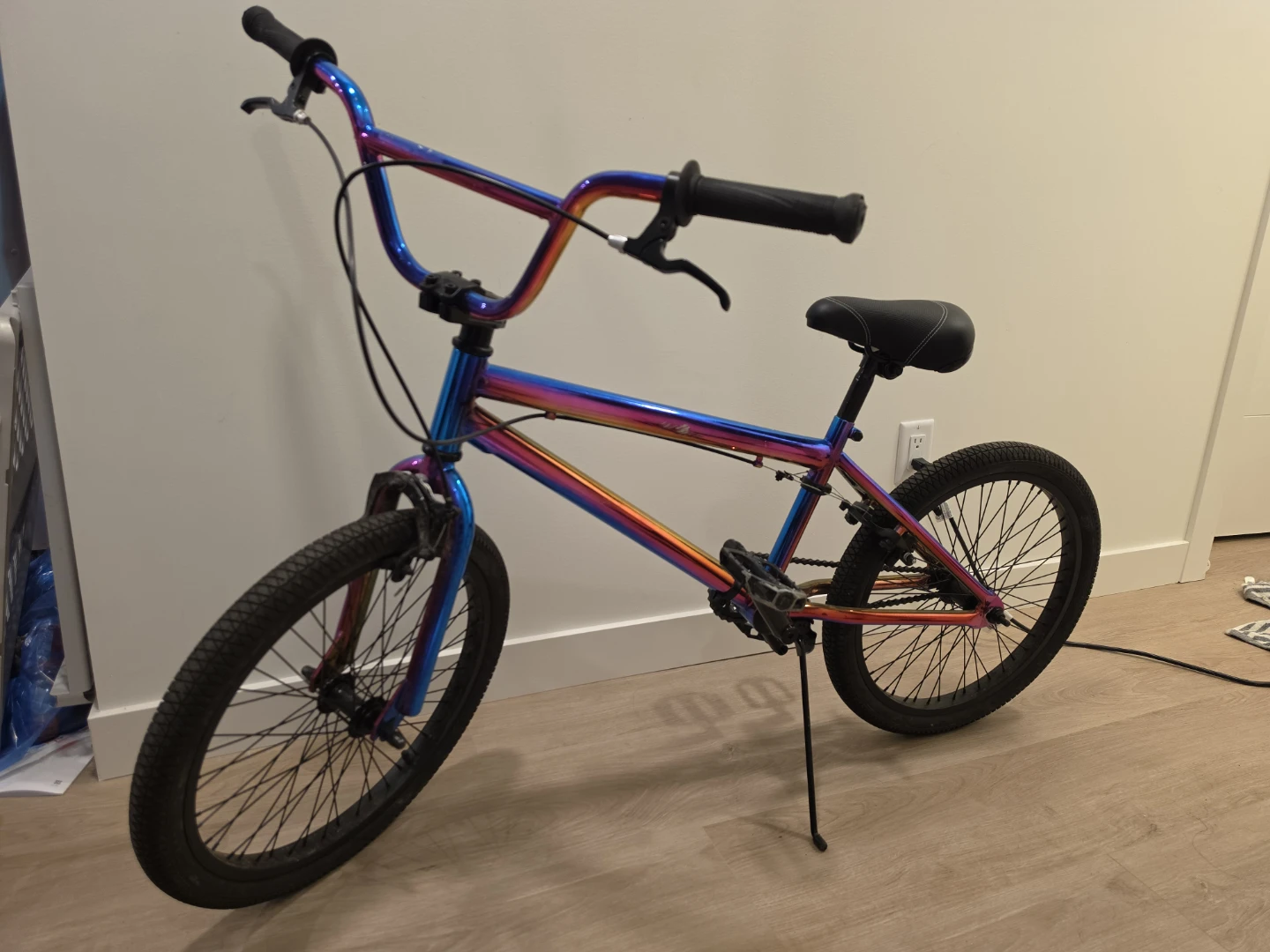 BMX Bike - Rainbow Chrome