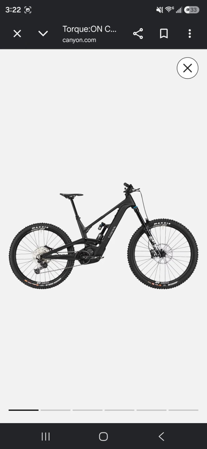 Canyon Torque:ON CF 8 Electric Mountain Bike