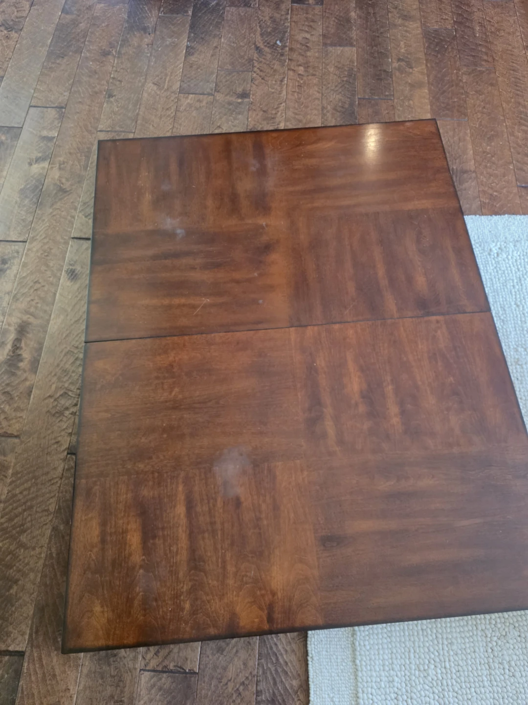 Solid Wooden Dining Table with Extension - photo 4