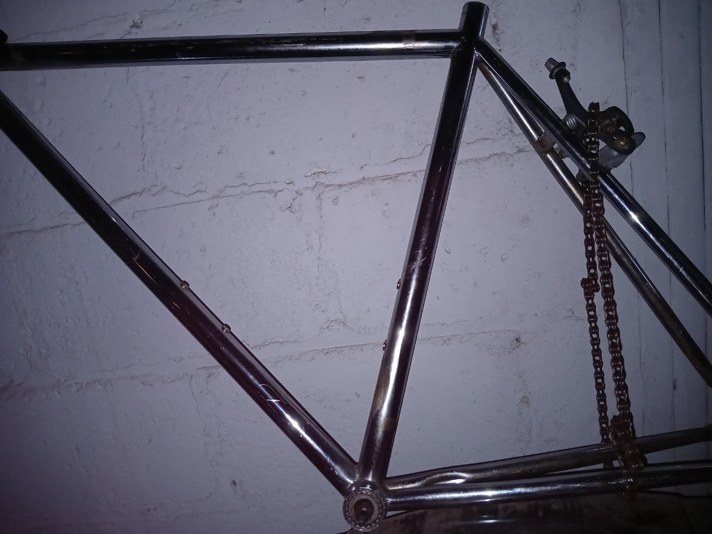 Chrome fixie frame - photo 2