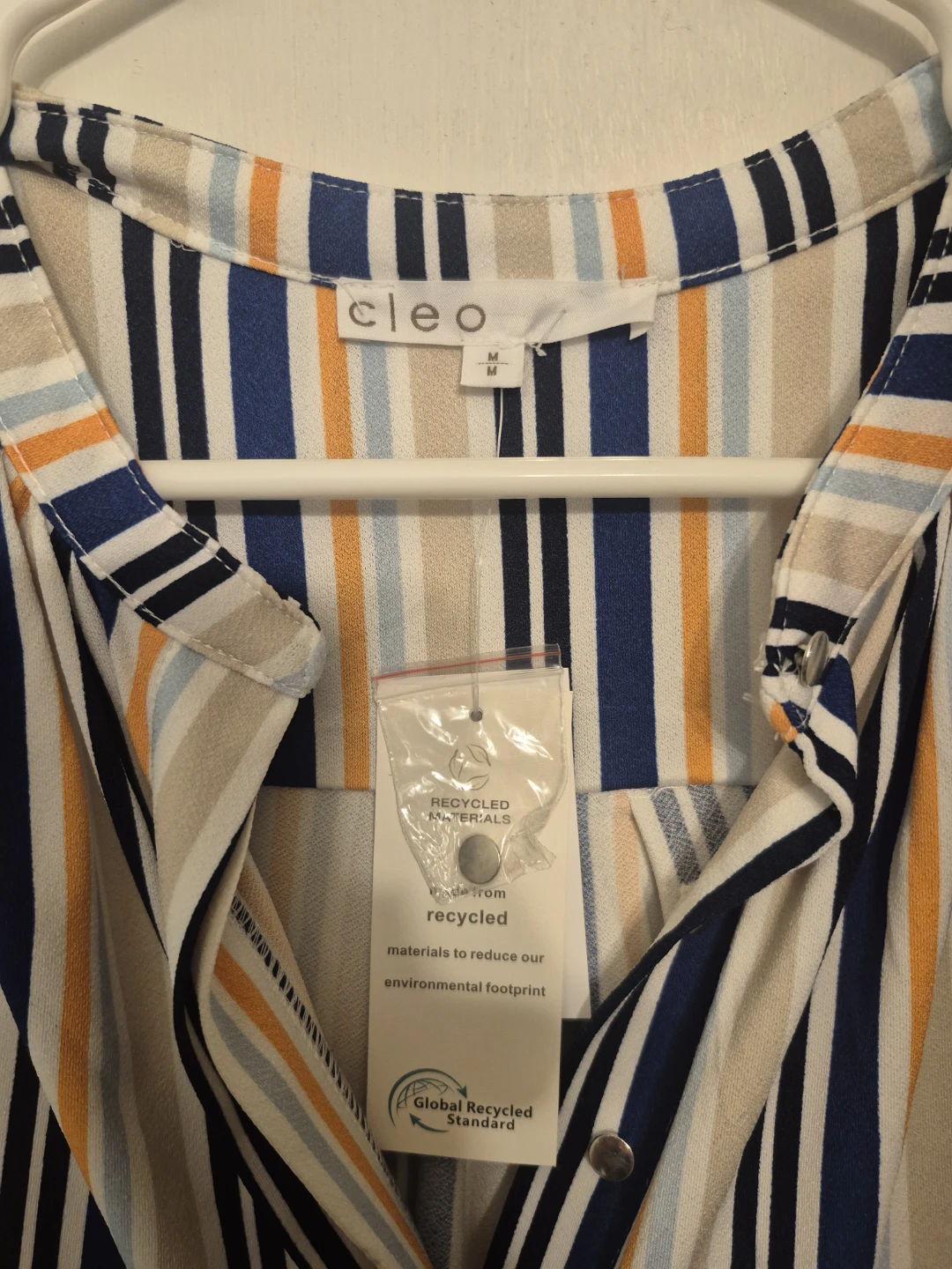 Cleo Sleeveless Striped Blouse - photo 3