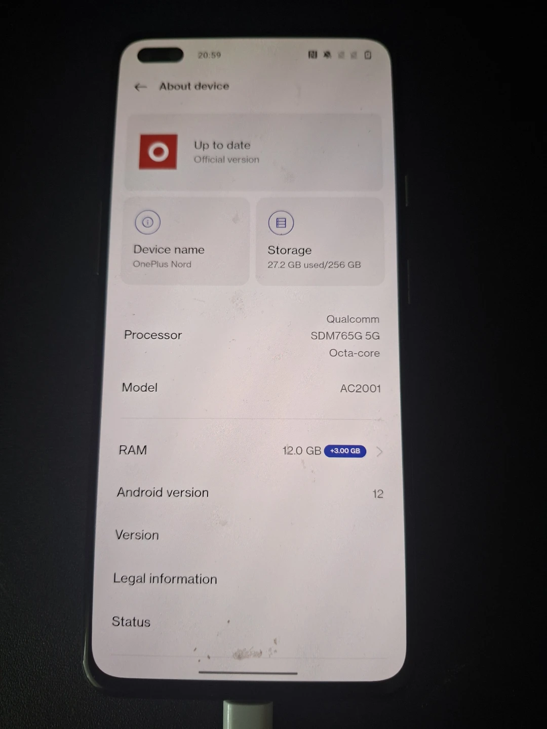 OnePlus Nord 5G - Unlocked 128GB - photo 2