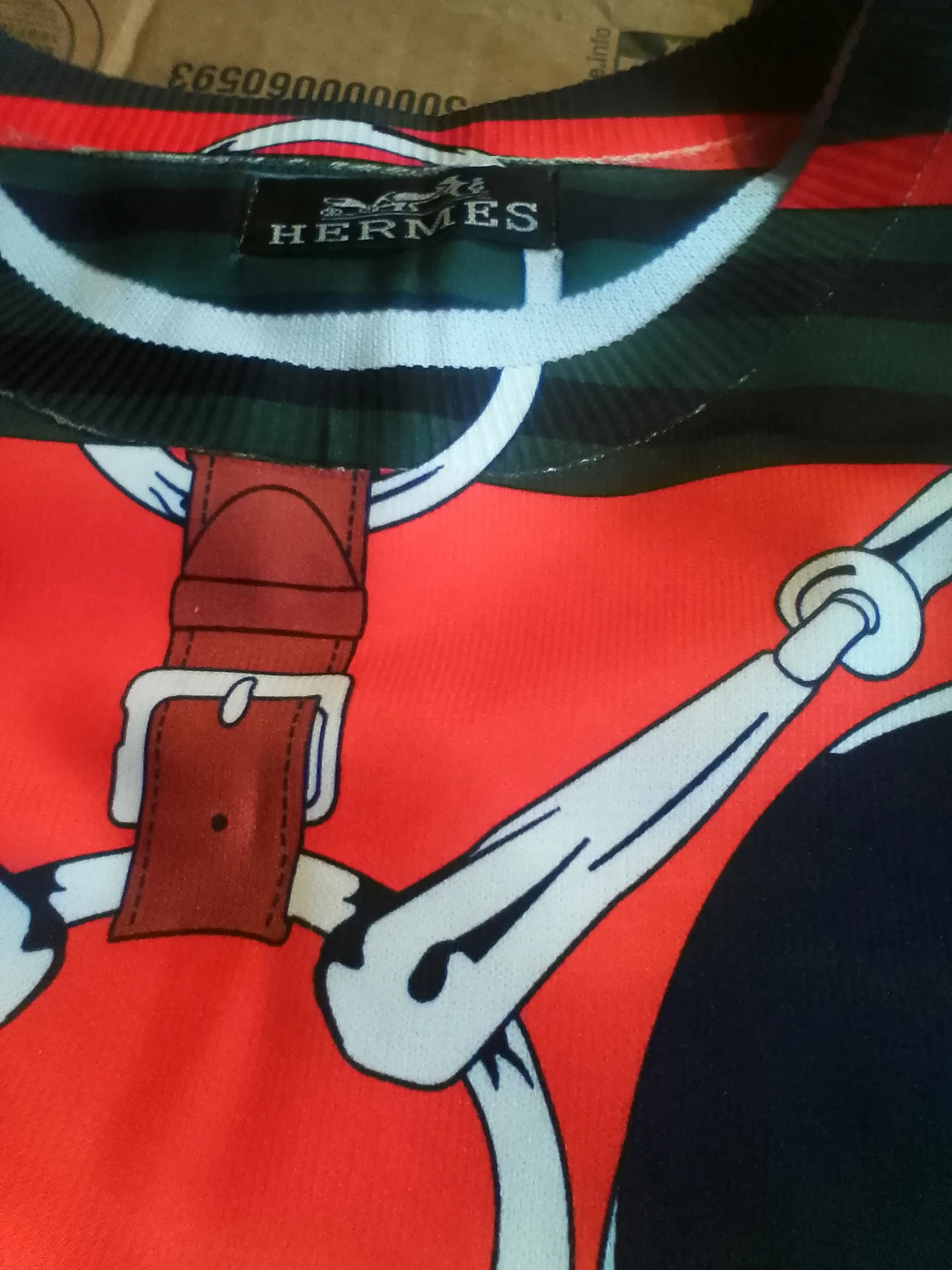 Hermes Shirt - Horse Bit Print