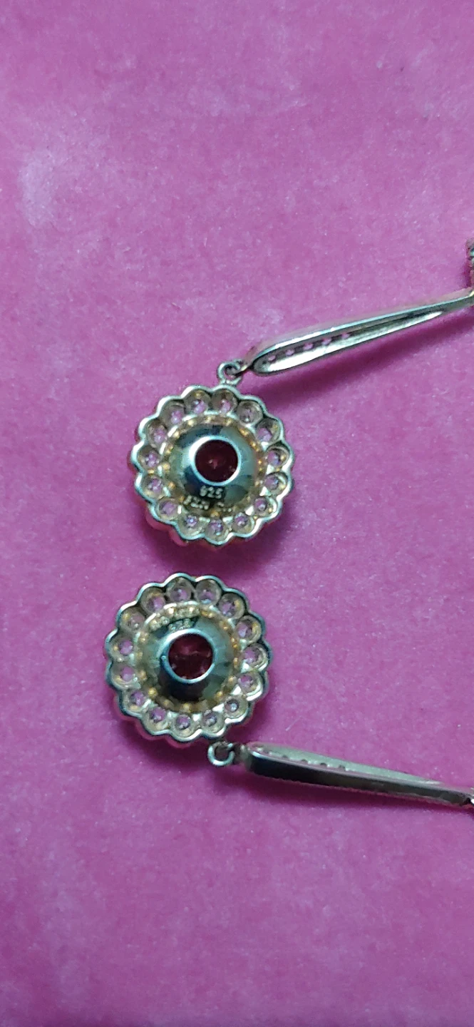 Dangle Earrings 925 rose gold - photo 4