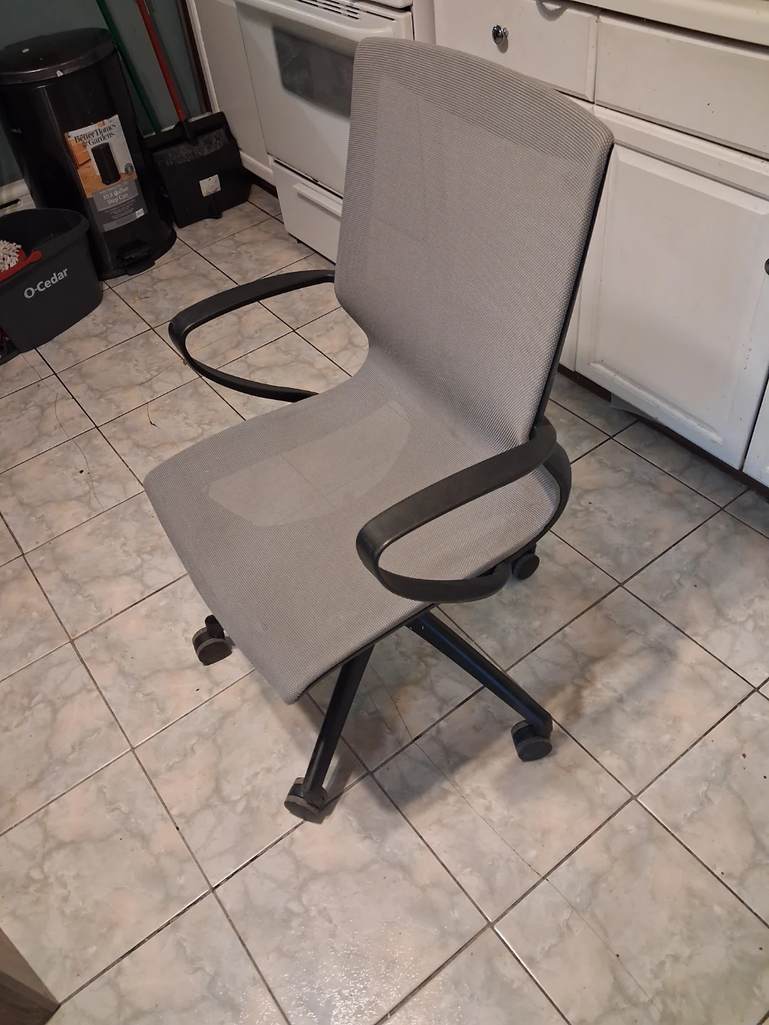 Gray Mesh Office Chair