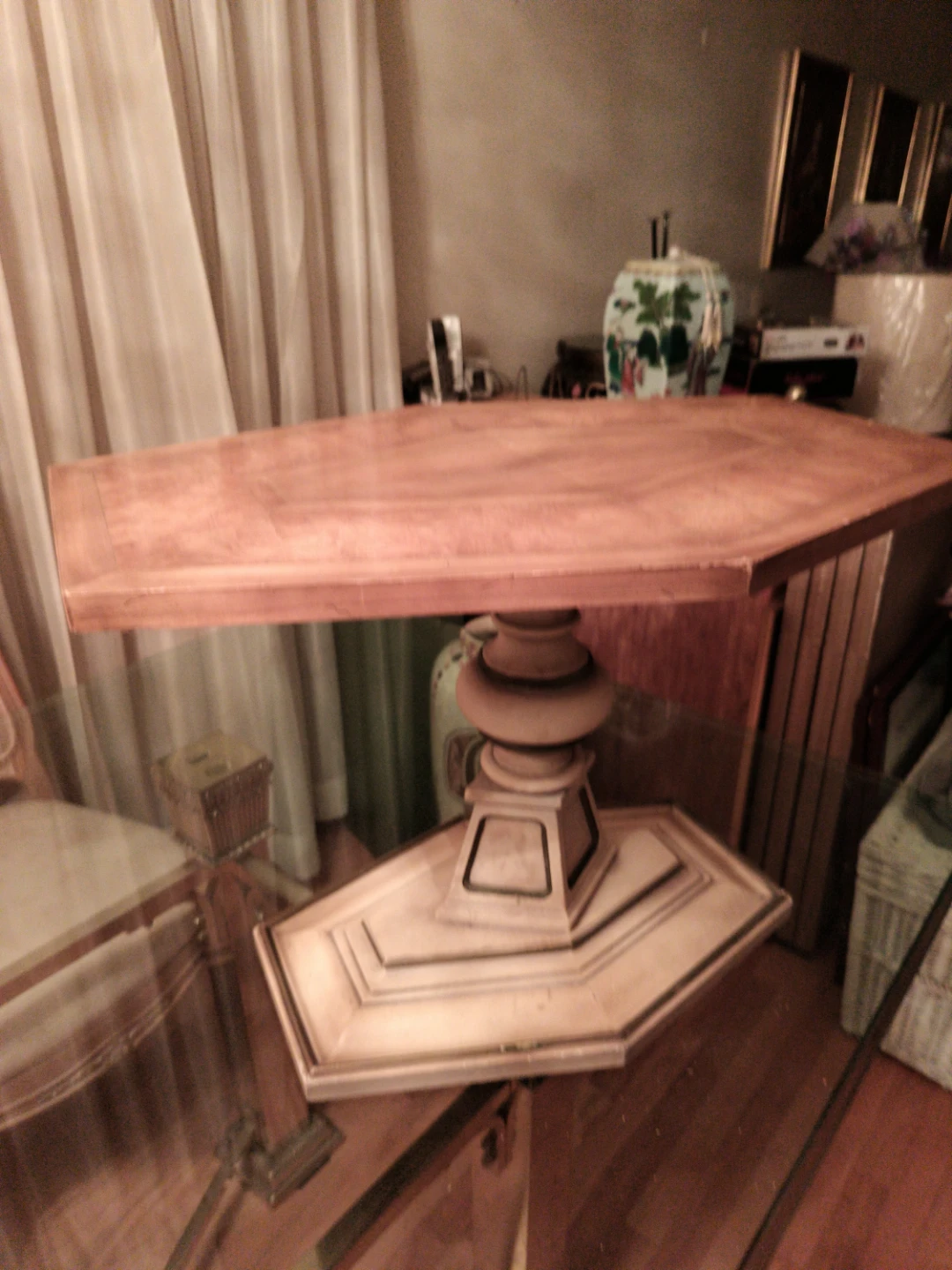Octagonal Pedestal Tables (SET OF TWO) - photo 4