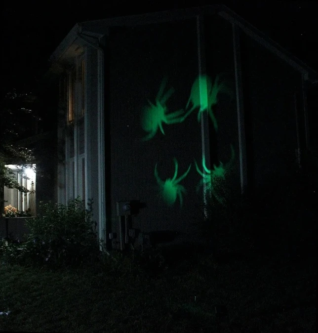 New Halloween fire & Spider outdoor Projector Light show - photo 4