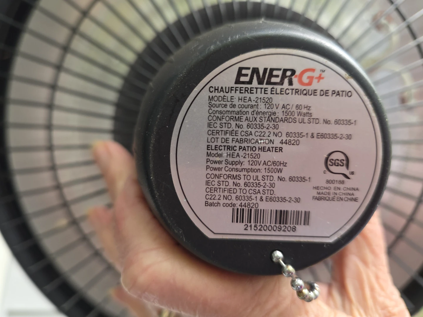 Ener-G Electric Patio Heater - photo 2