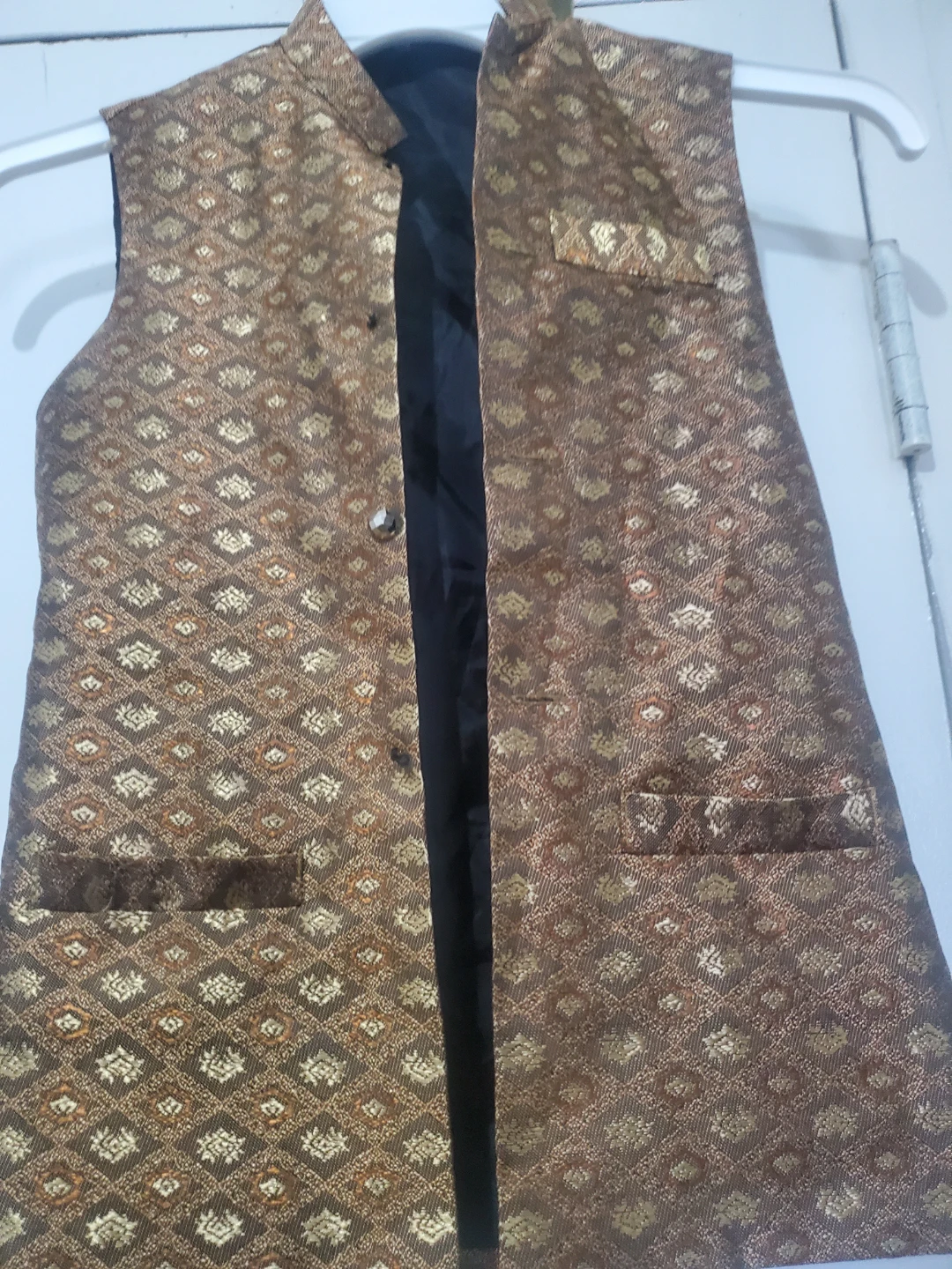 Gold Brocade Vest