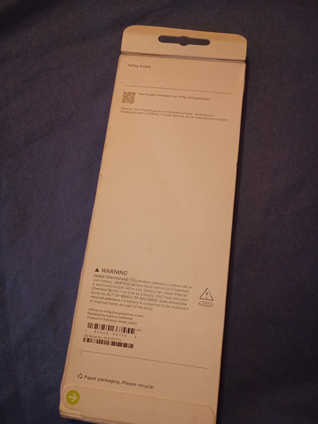 Apple AirTag 4 Pack - photo 2