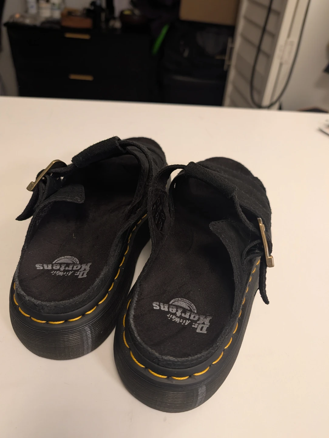 Dr. Martens Black Suede Sandals - photo 3