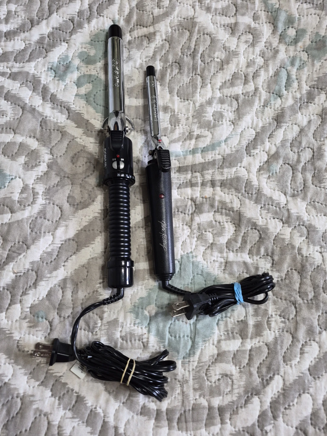 2 Conair Curling Irons 1" & 1/2'  Round - Selling both together