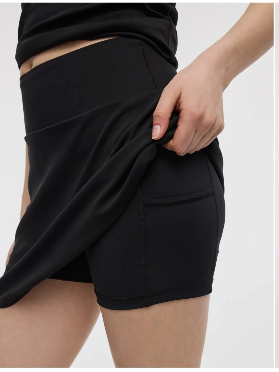 Reitmans Hyba Black Skort with Pockets - photo 3