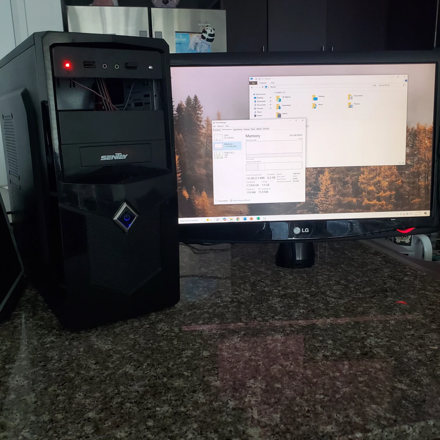 Desktop computer with monitor - photo 4