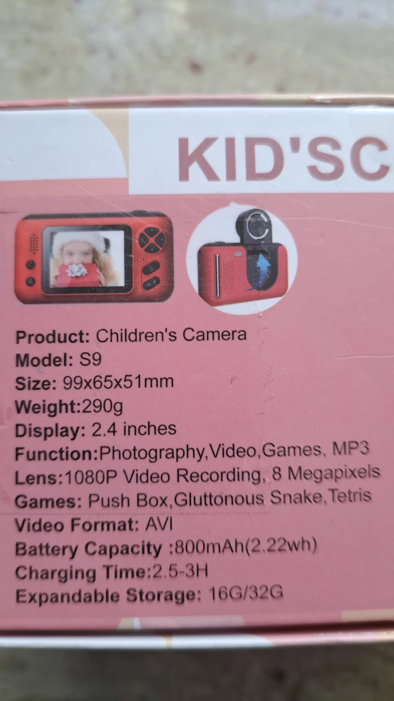 Kid's Digital Camera - Model S9 - photo 3