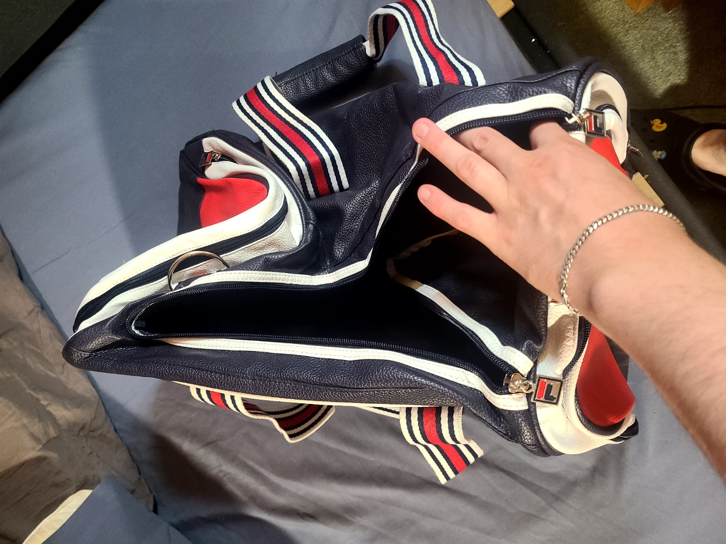 FILA leather Duffle Bag - photo 3