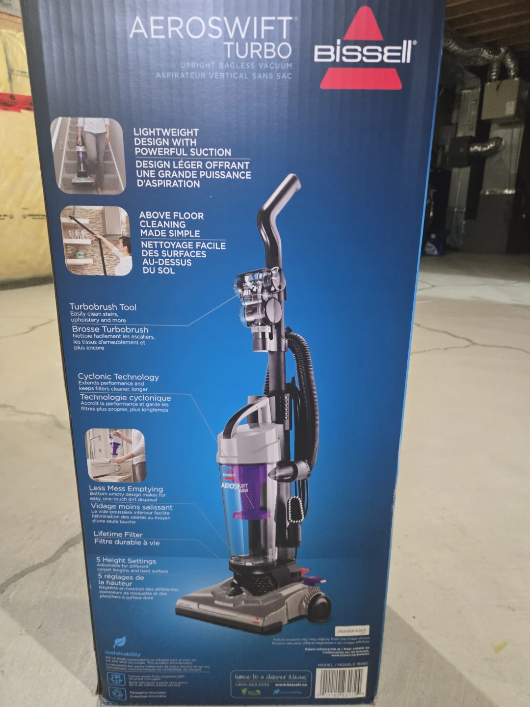 Bissell AeroSwift Turbo Upright Vacuum