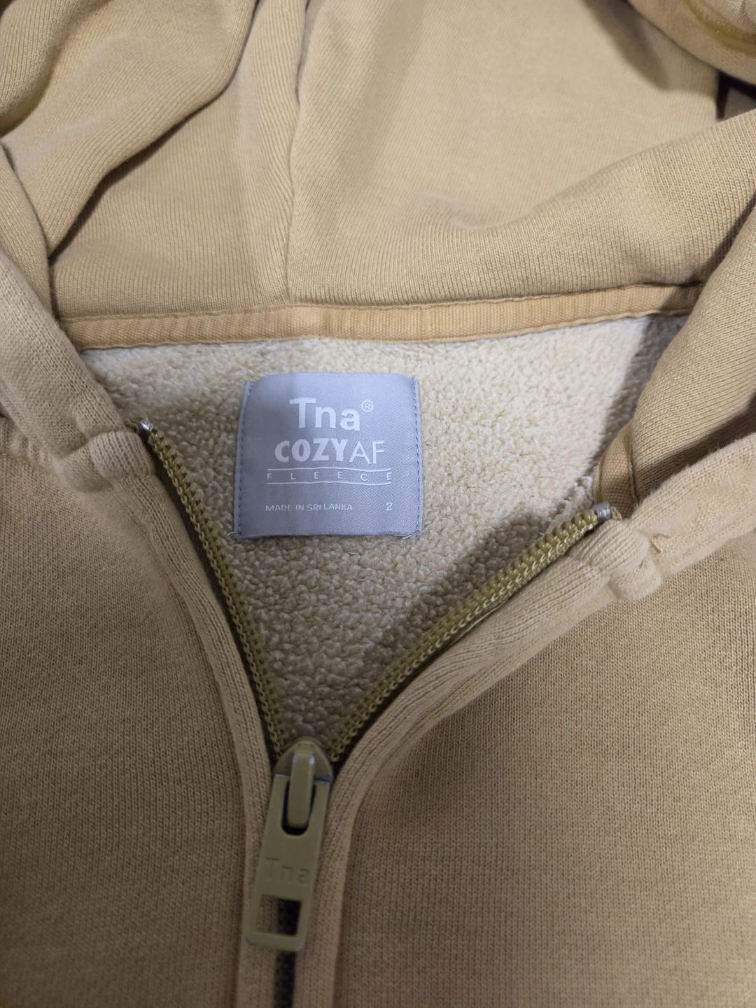 Tna CozyAF Fleece Zip-Up Hoodie - photo 2