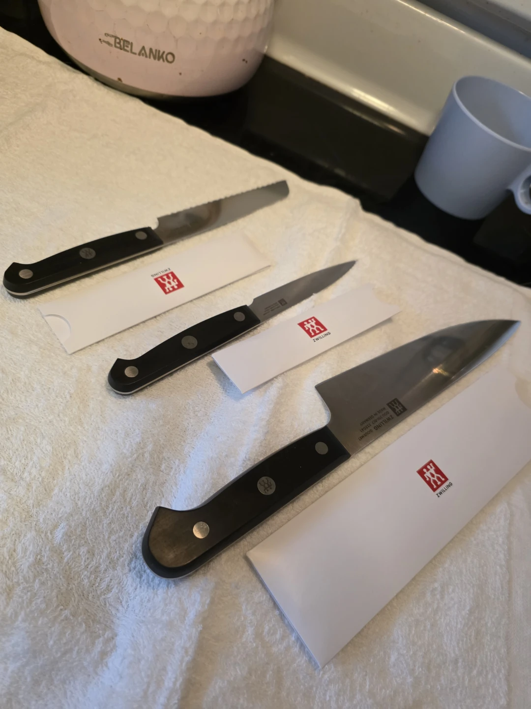 New ZWILLING German-made Gourmet 3-piece Knife Set Knife Set