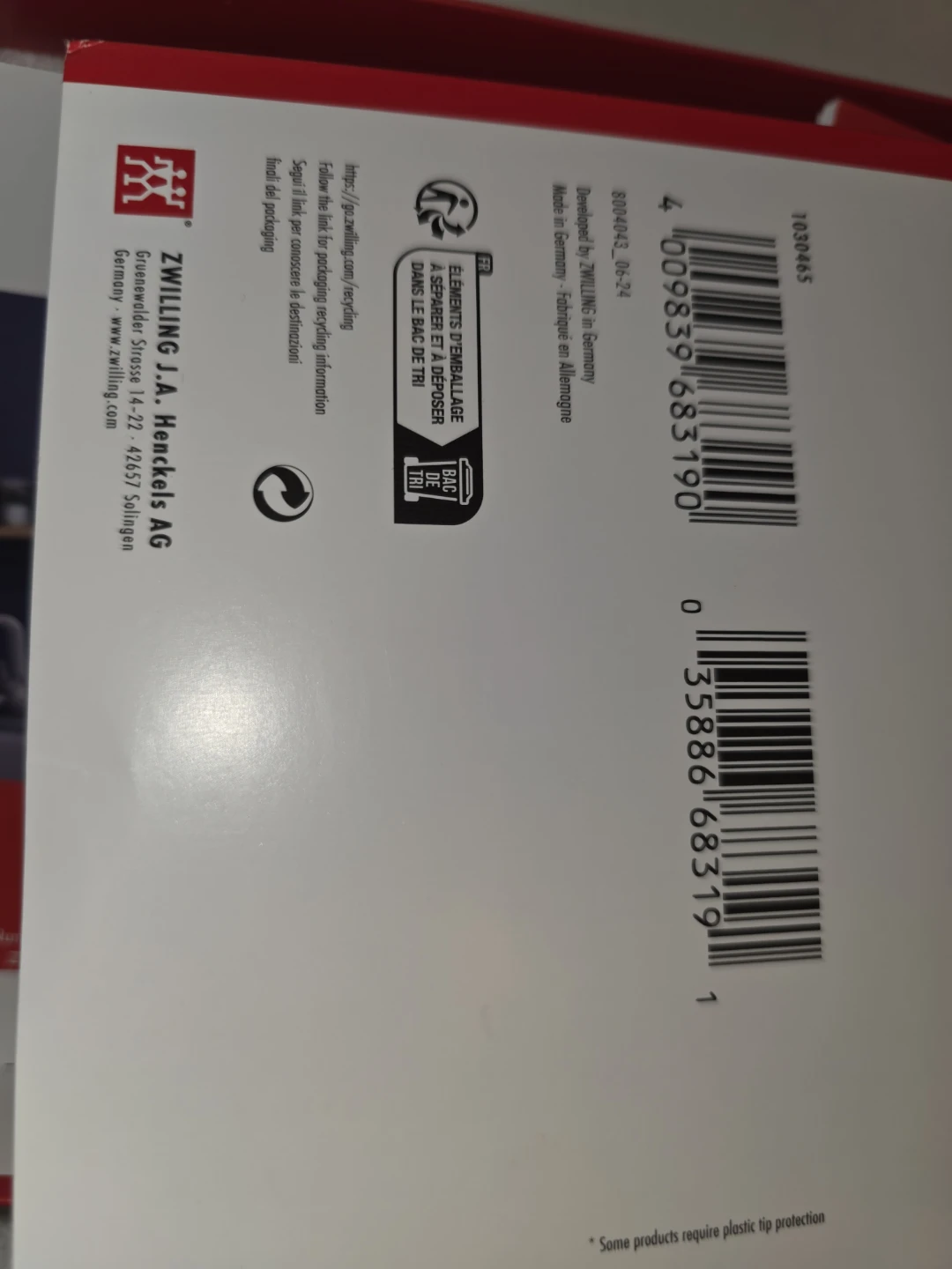 New ZWILLING German-made Gourmet 3-piece Knife Set Knife Set - photo 5