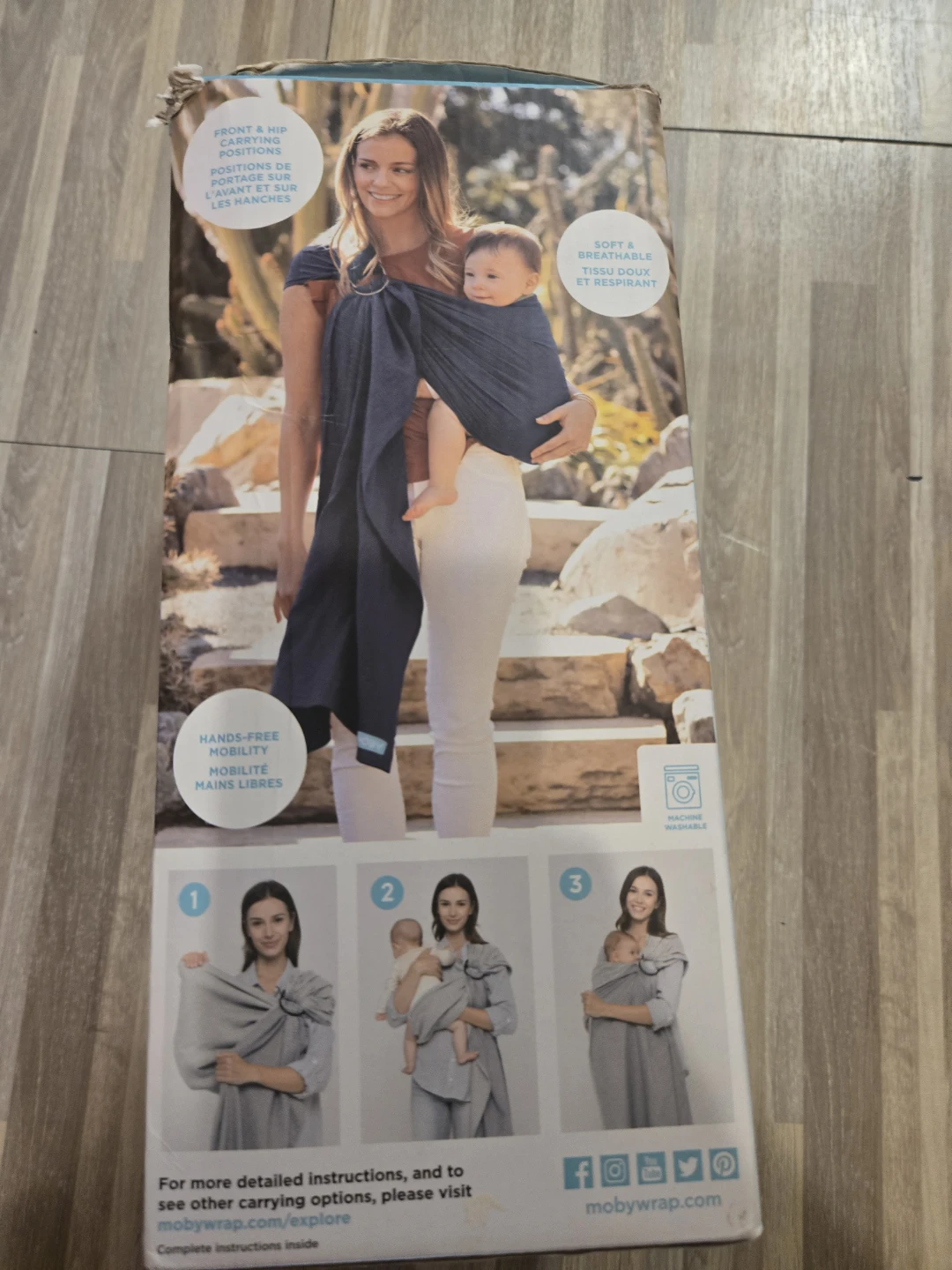 Moby Ring Sling - Flint