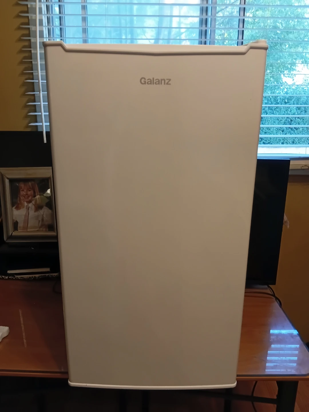 Galanz Compact White Mini Fridge