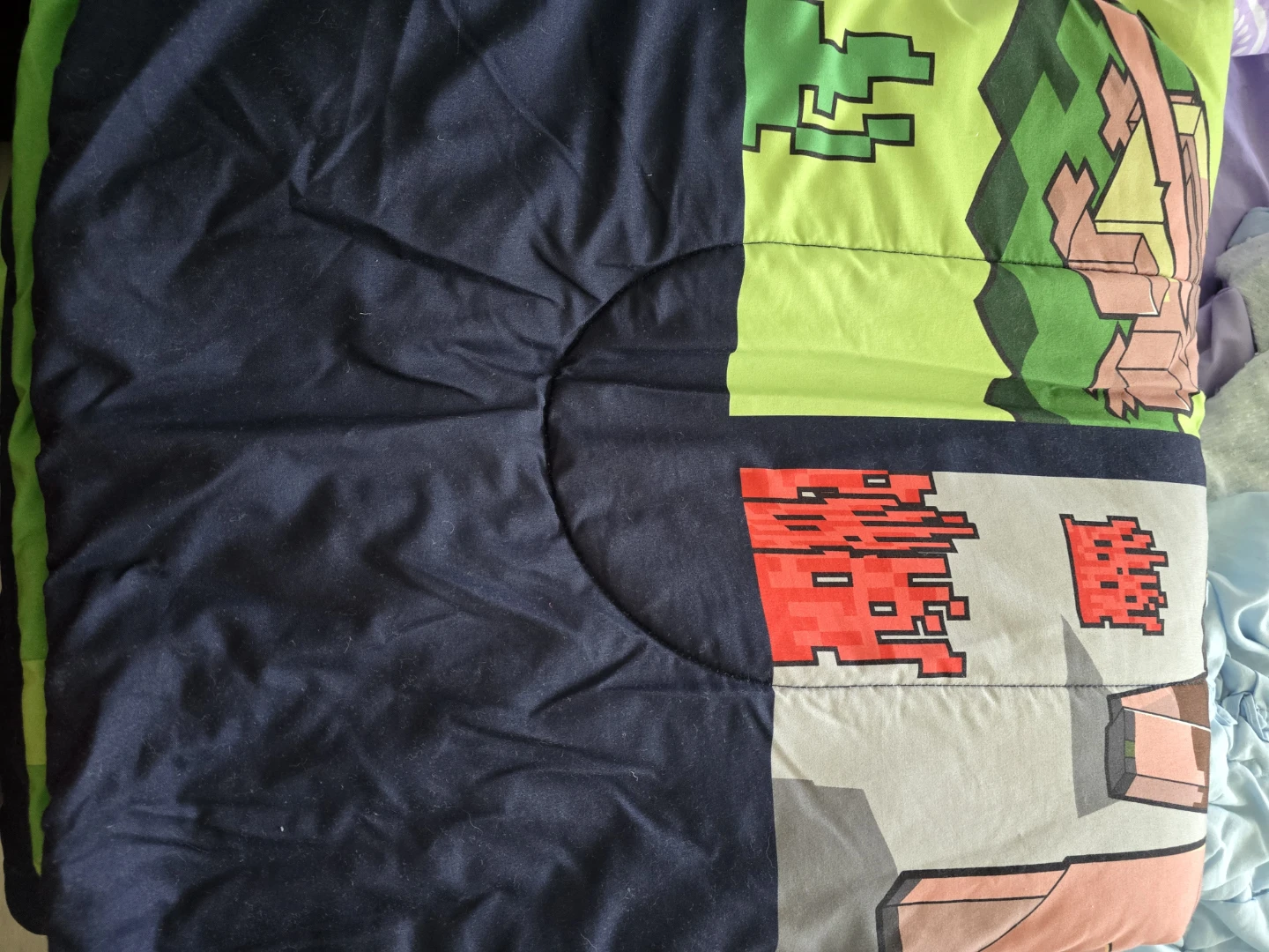 Minecraft complete bed set sheets+conforter - photo 4