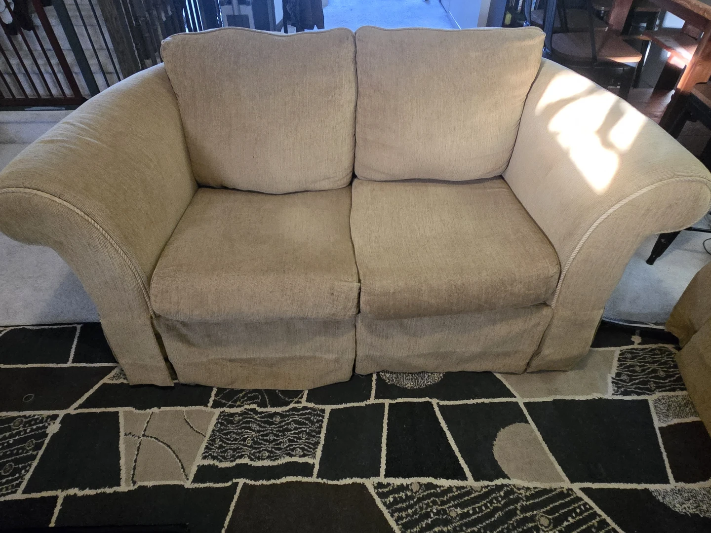 $200 Beige Sofa and Loveseat combo - photo 2
