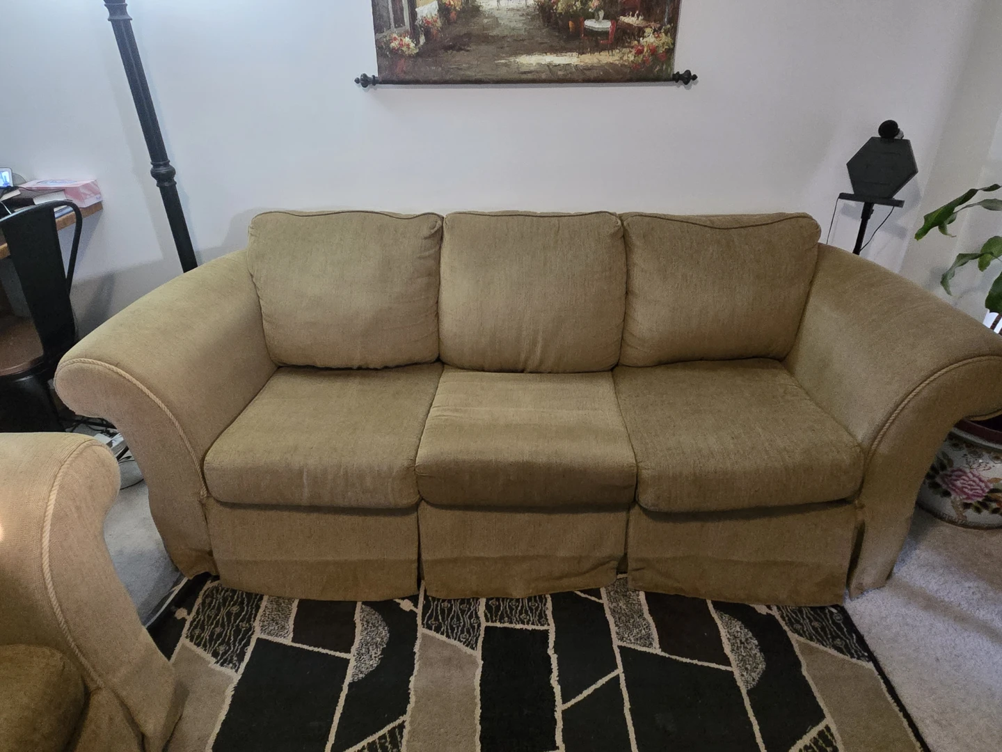 $200 Beige Sofa and Loveseat combo - photo 3