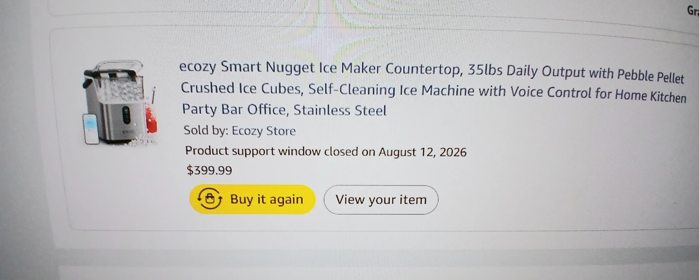 Ecozy Smart Nugget Ice Maker - photo 4