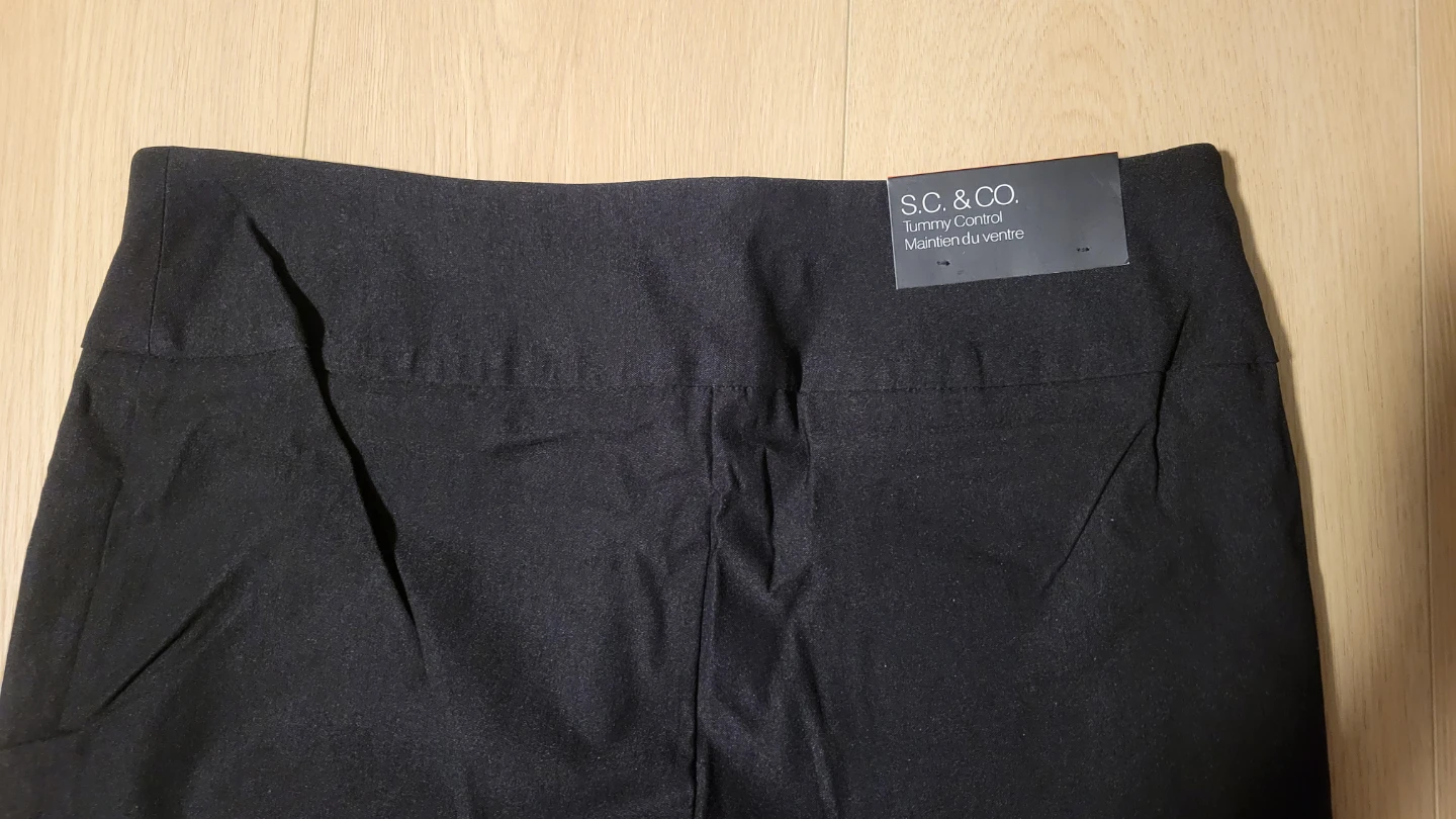 S.C. & CO. Black Tummy Control Pants