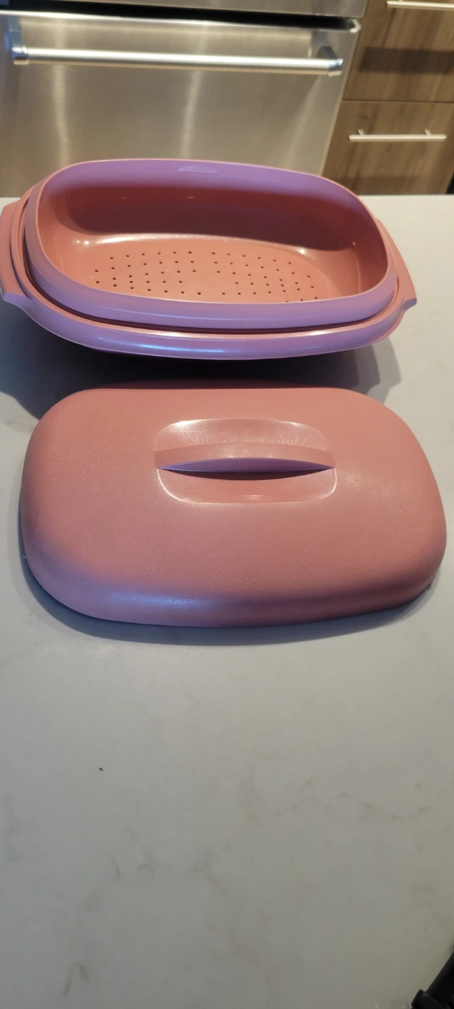 Tupperware Collapsible Steamer - Pink - photo 3