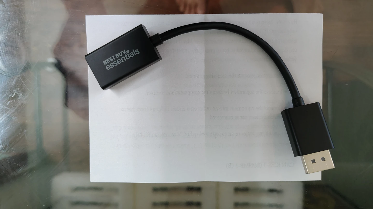 Best Buy Essentials DisplayPort to HDMI Adapter - photo 3