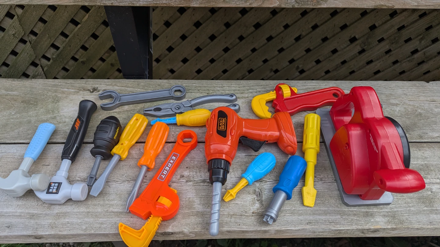 Black & Decker Toy Tool Set Lot