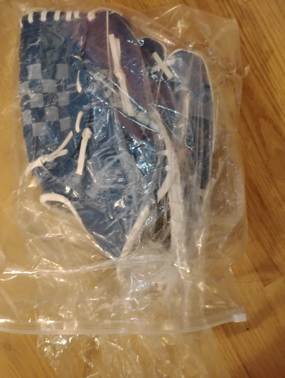 Blue and white baseball glove (BRAND NEW) - photo 2