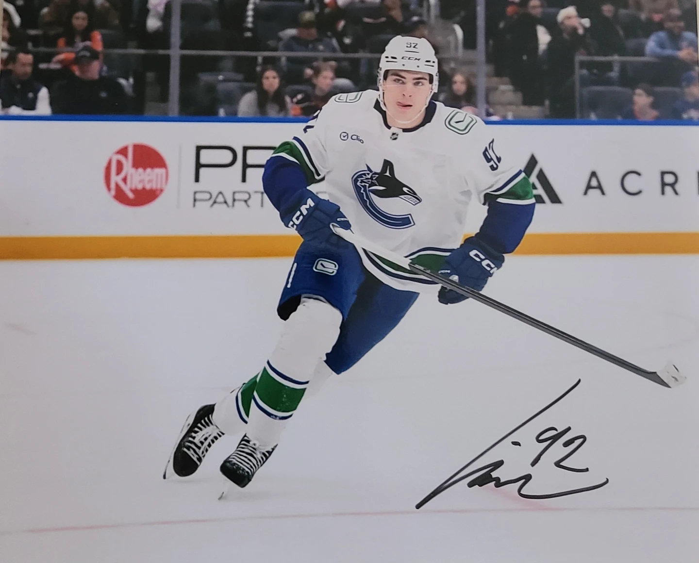 Vancouver Canucks Autographed 8x10 Photos *2026 Season* W/COA'S - photo 4