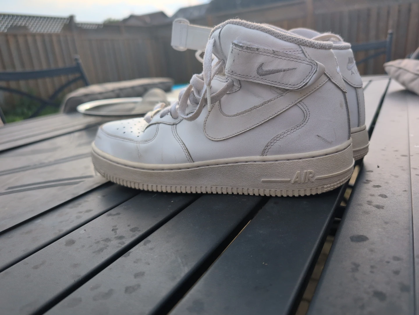 Nike Air Force 1 Mid White Sneakers