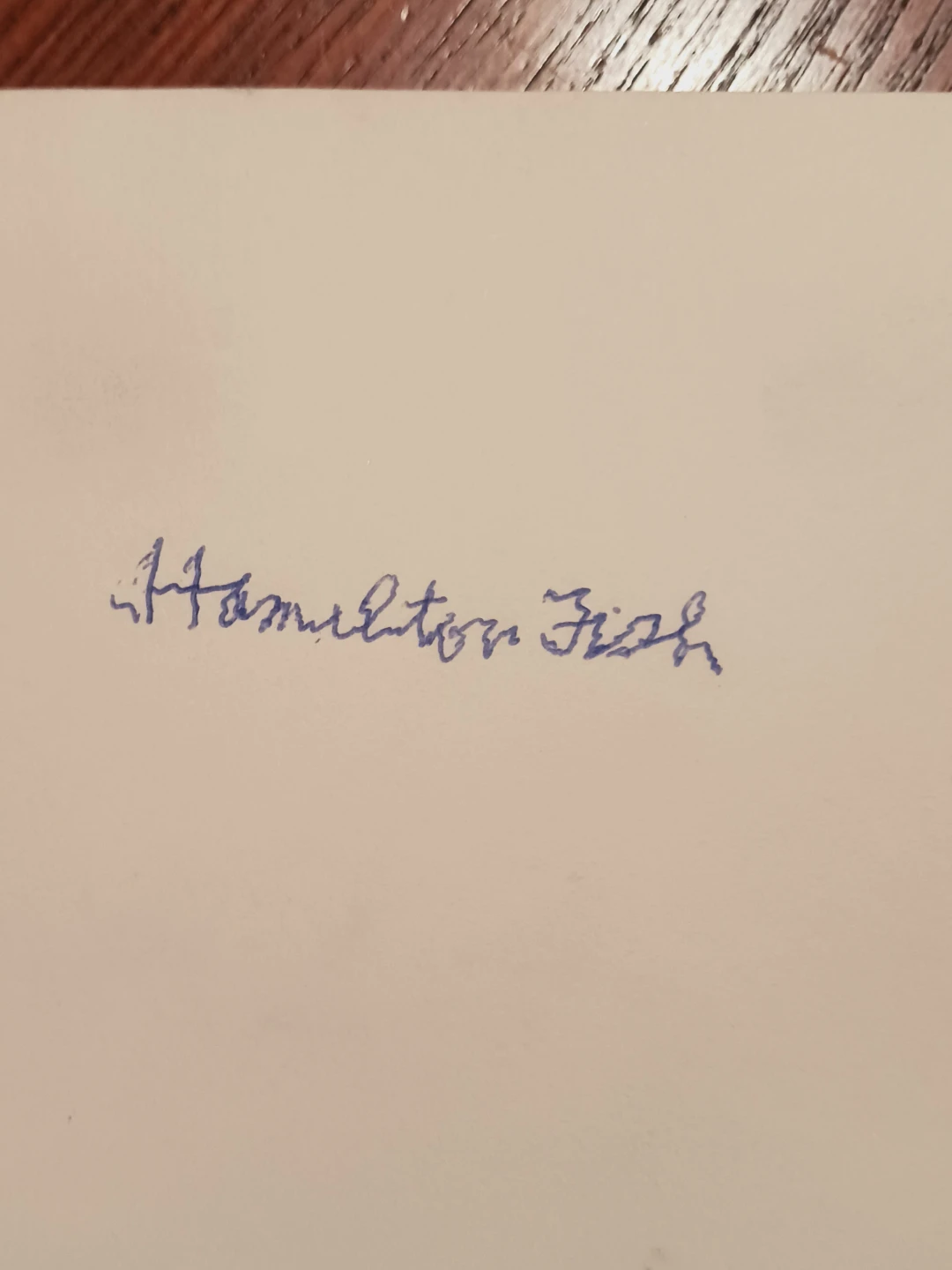 Signed book. FDR The Other Side of the Coin by Hamilton Fish - photo 3