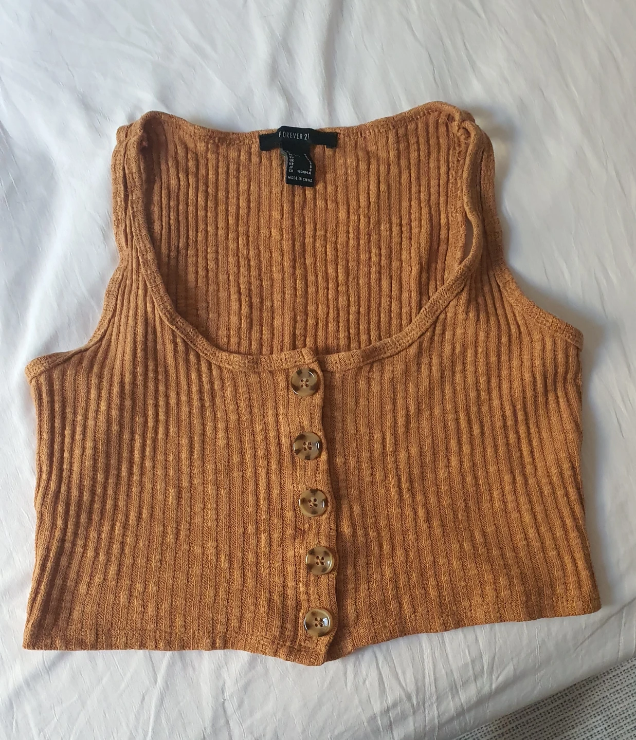 Ribbed Knit Crop Top - photo 2