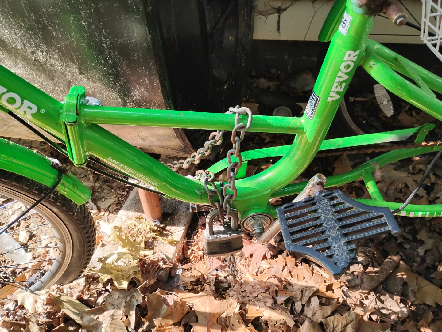 VEVOR Green Adult Tricycle with Basket