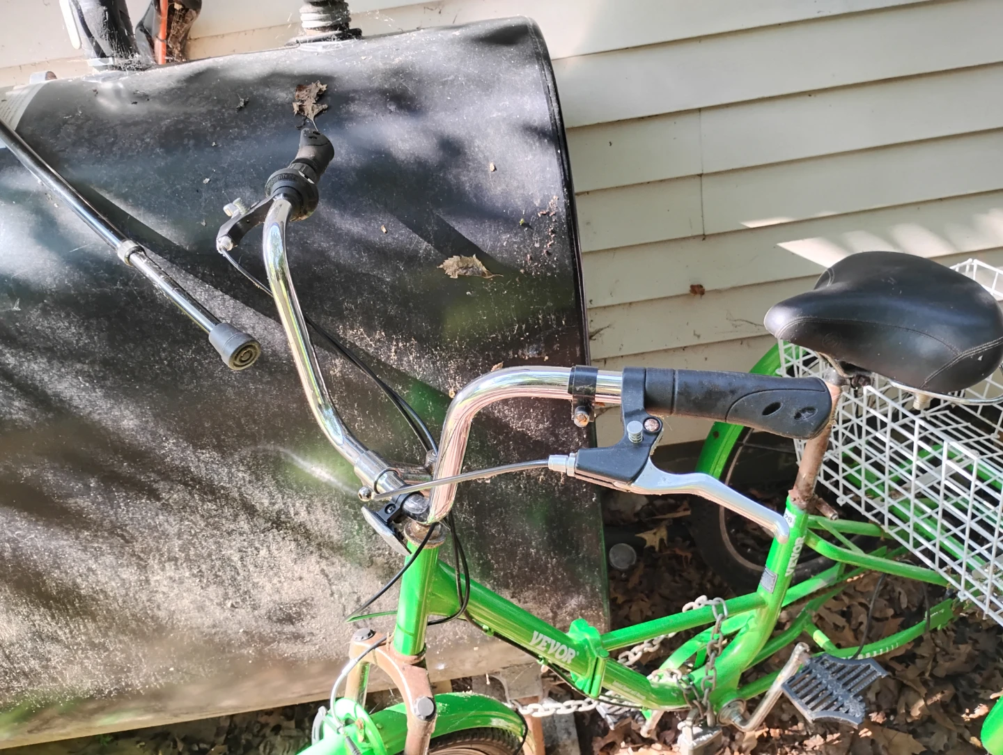 VEVOR Green Adult Tricycle with Basket - photo 2
