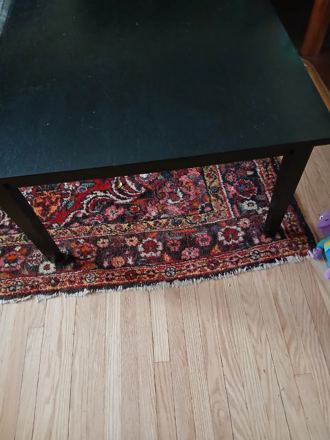 Black Coffee Table 47" l, 18" h