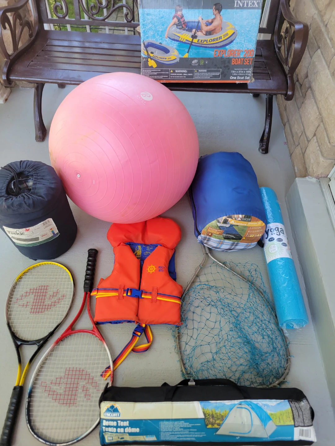 Intex Explorer 200 Boat Set & Outdoor Gear Camp