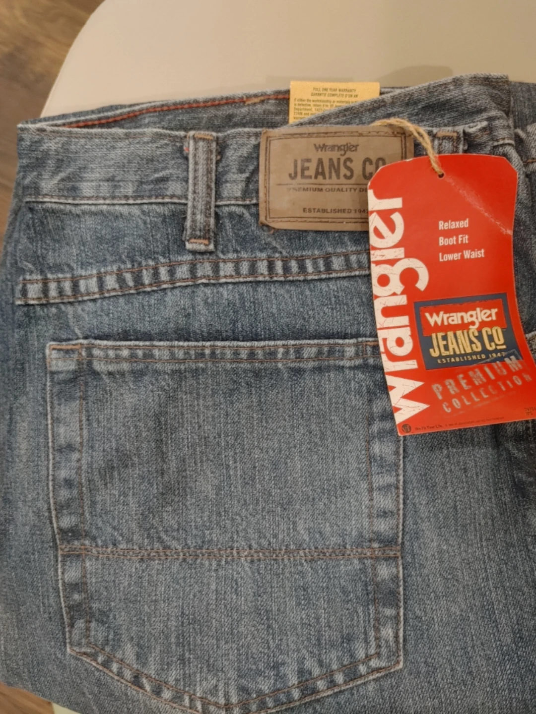 🧡BRAND NEW WRANGLER DENIM JEANS MENS SIZE 36 x 32