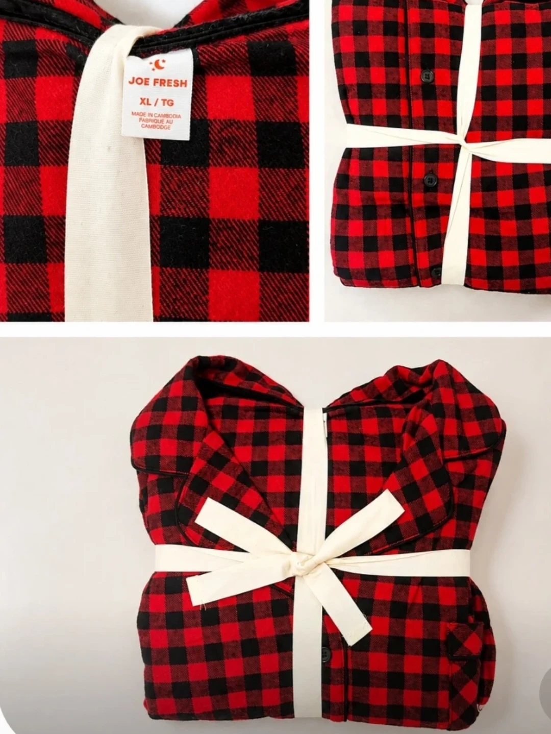 Joe Fresh Plaid Pajamas XL