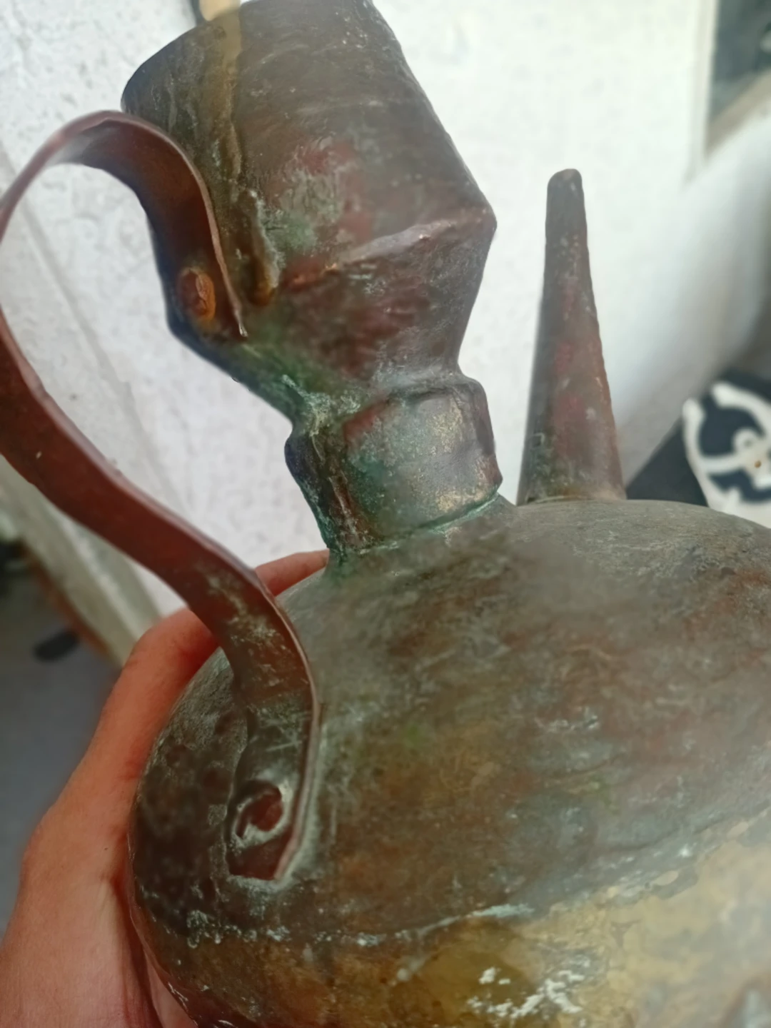 Middle Eastern antique water jug for washing