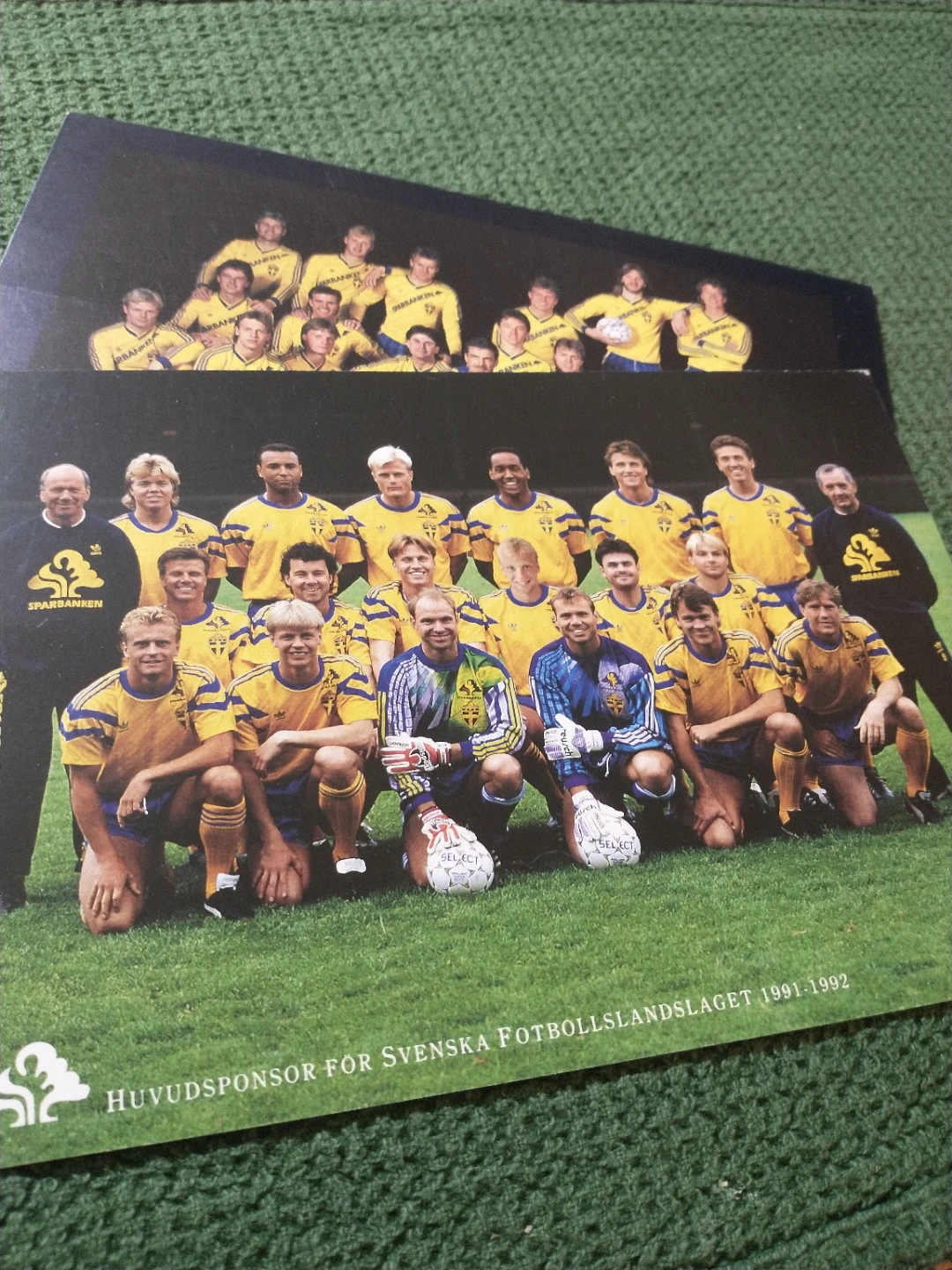 1990, 1991-92 Sweden National Football Team Pictures