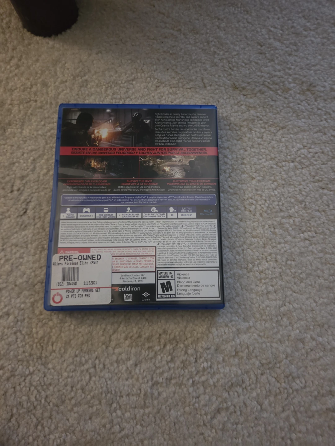 Aliens: Fireteam Elite PS4 Video Game - photo 4